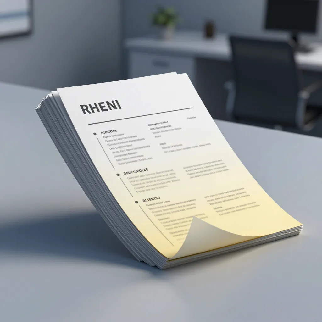 Stack of papers fanned on a desk, some crisp white and lit, others yellowed and curling into shadow